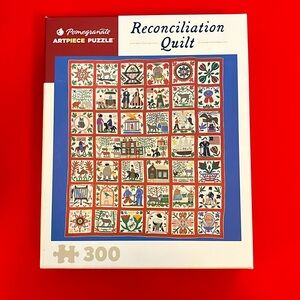 Pomegranate Puzzle RECONCILIATION QUILT 300 Piece ArtPiece Jigsaw